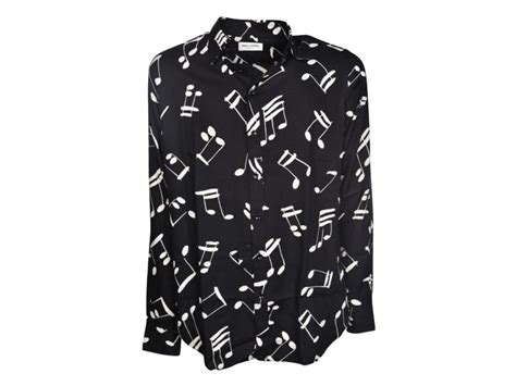 ysl music note t shirt|Saint Laurent Music Note T Shirt Top Size Small New Heidi .